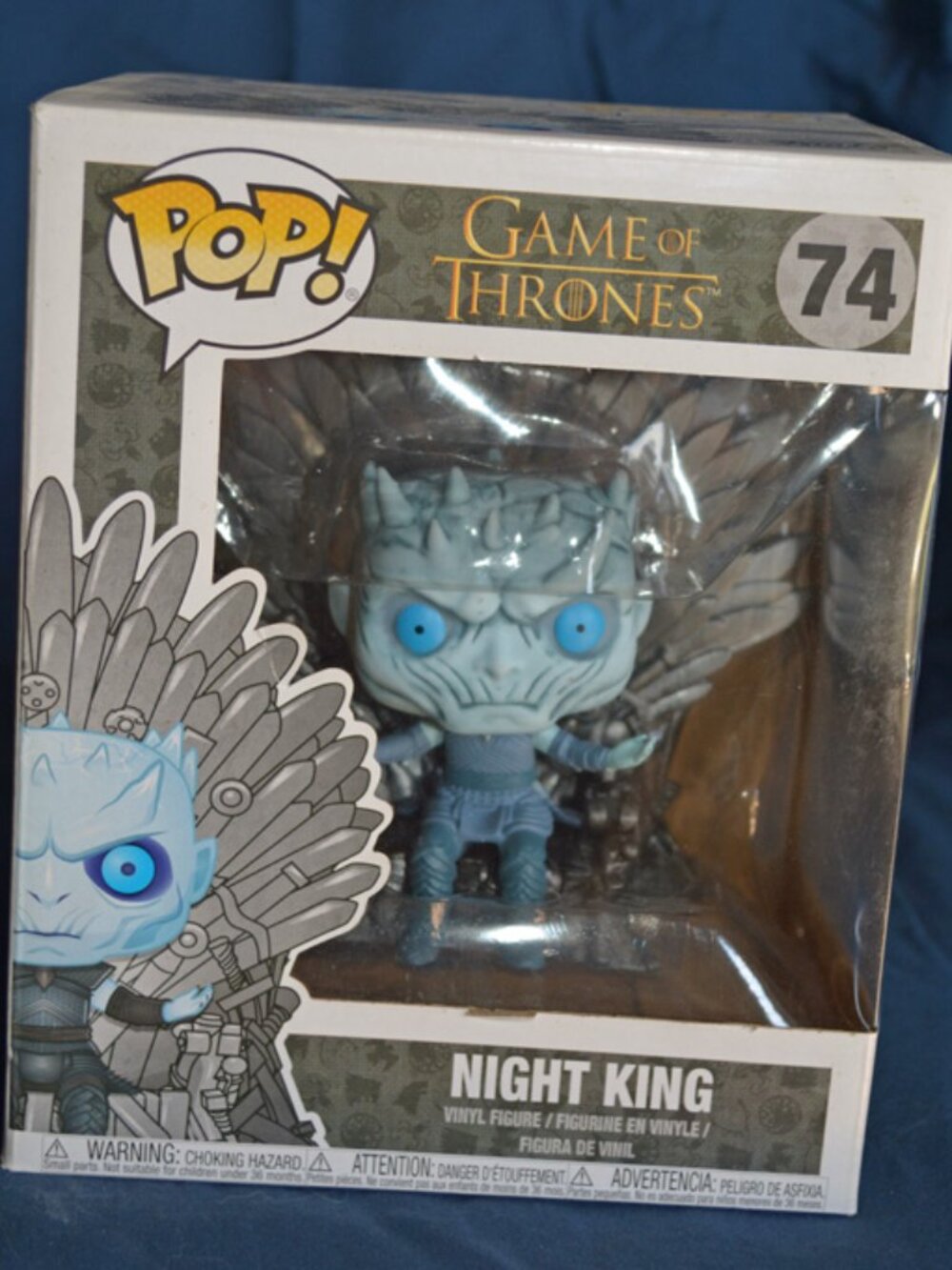 Funko POP! Game of Thrones #74 Night King sitting on the Iron Throne